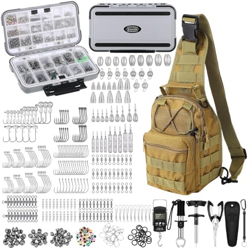 Winnerwhy 397 Pcs Fishing Tool Kit Fishing Gear & Gift by WinnerWhy