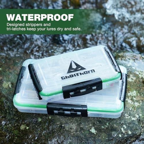 Ghosthorn Waterproof Fishing Tackle Box Organizer 3700 Lure Storage 2 Pack - Image 4