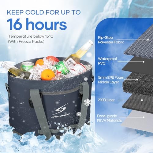 Maelstrom 30 Can Insulated Cooler Bag, Leakproof Soft Ice Chest - Image 2