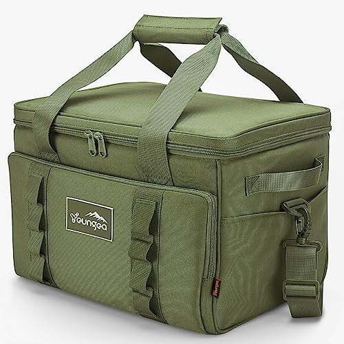 48 Can Insulated Soft Sided Collapsible Cooler Bag Ice Chest by YOUNGOA