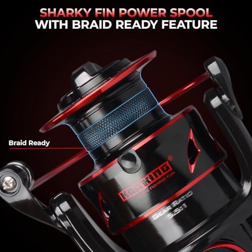 KastKing Sharky Baitfeeder III Spinning Reels with 5.5:1 Gear Ratio - Image 2