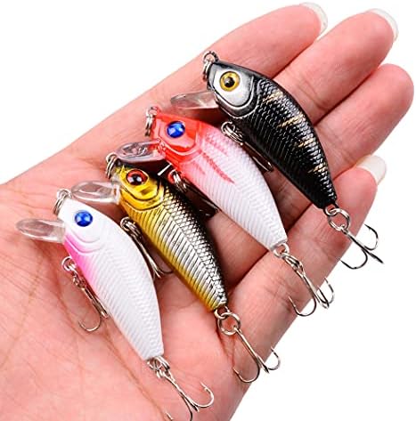 Aorace Fishing Lures Kit Mixed Including Minnow Popper Crank Baits with Hooks for Saltwater Freshwater Trout Bass Salmon Fishing - Image 4