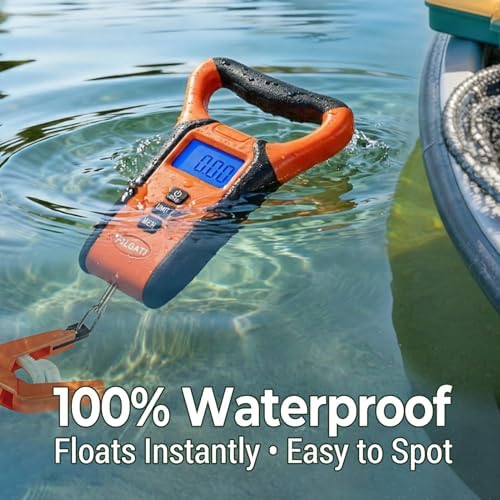 Fish Scale Floating Waterproof with Lip Grip, 110 lb Capacity Backlit LCD - Image 3