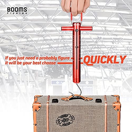 Booms Fishing TS1 Aluminum Tube Fishing Spring & Hook Scale 25LB/11KG - Image 5