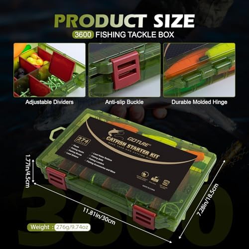 Goture Catfish Rig Making Kit,274pcs/300pcs Catfishing Tackle - Image 5