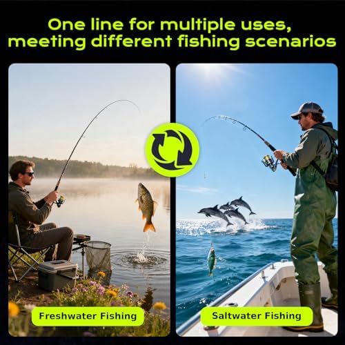 Pre-Tied Dropper Loop Knots Fishing Line, 80 Knots Monofilament Leader with 5.5" Loop Diameter & 18" Spacing, Saltwater & Freshwater Fishing Knots Line for Sea Bass, Snapper, Cod - Image 6
