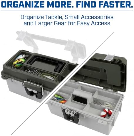 Sheffield 12670 13" Made in USA Tackle Box w/Lift Out Tray & Deep Storage - Image 2