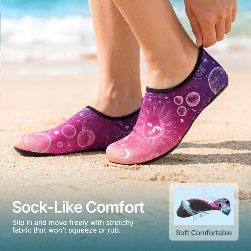 Water Shoes for Women Men Quick-Dry Aqua Socks Swim Beach Outfits Barefoot - Image 4