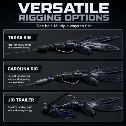 5.5" Creature Bait Soft Plastic Fishing Lures - Image 4
