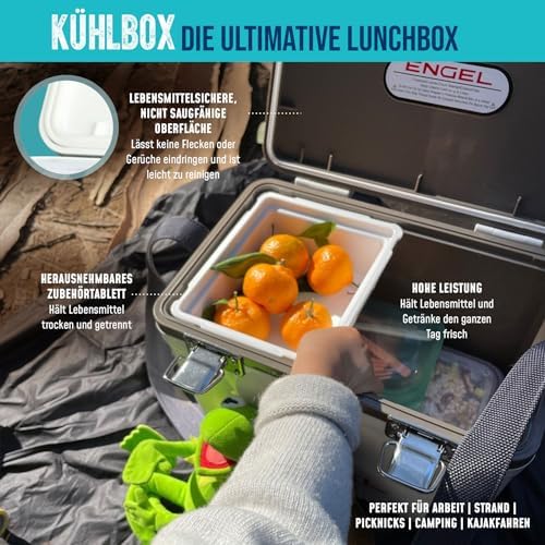 Engel UC7 7.5qt Leak-Proof, Air Tight, Drybox Cooler and Small Hard Shell Lunchbox for Men and Women - Image 3