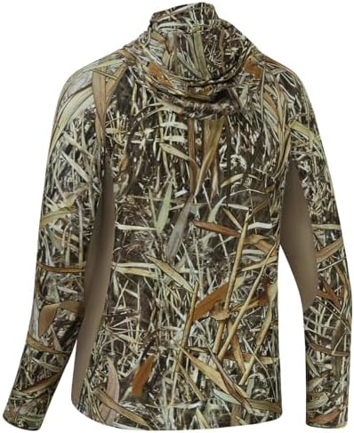 BASSDASH Men's UPF 50+ Camo Long Sleeve Hunting Fishing Hoodie Shirt - Image 3