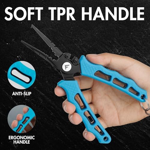 FLISSA 7-1/2 Inch Fishing Pliers, 420 Stainless Steel Fish Pliers - Image 5