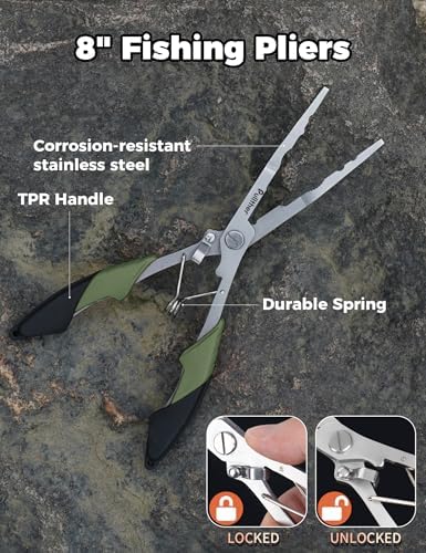 Fish Gripper 9.2",Fishing Pliers,Fishing Tool Kit - Image 6
