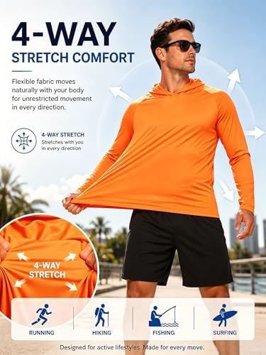 ZITY Men's Lightweight Pullover Hoodie UPF 50+ Fishing Shirts Sweatshirt - Image 6