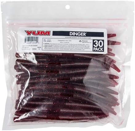 Yum Lures Dinger 5" Bulk 30-Pack by YUMBaitCo