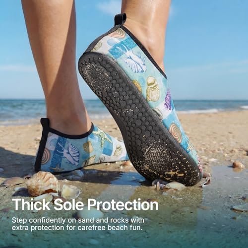 Water Shoes for Women Men Quick-Dry Aqua Socks Swim Beach Outfits Barefoot - Image 2