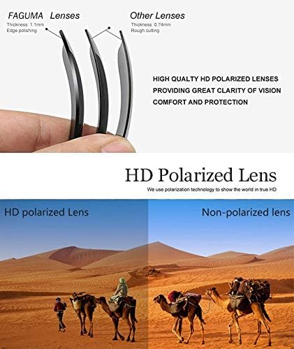 FAGUMA Sports Polarized Sunglasses For Men UV400 Protection - Image 6
