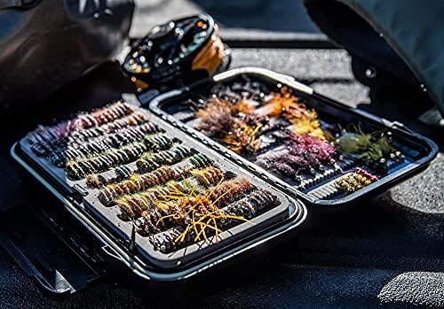 Double Sided Fly Box w/Swing Leaf - Fly Fishing Box - Ice Fishing Jig Box - Durable Large Watertight Case - Holds Hundreds Flies - Streamers, Nymphs, Dry Flies, Wet Flies - Image 6