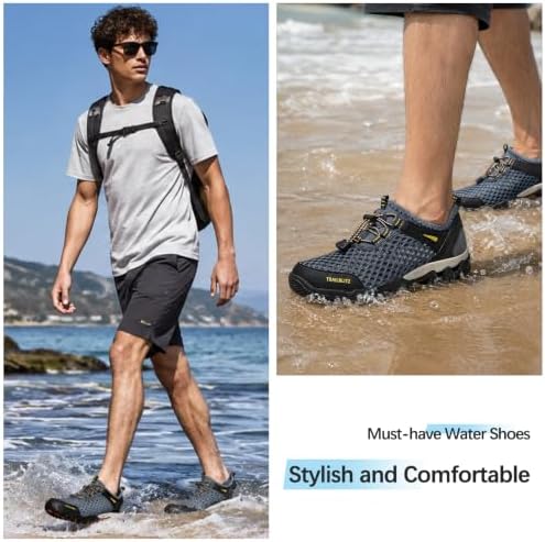 Water Shoes Men Hiking Fishing Boat Arch Support Beach Wading - Image 2