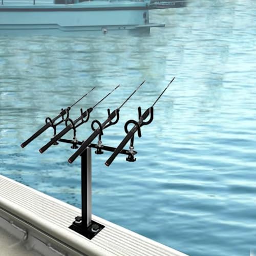 Aluminum Fishing Rod Holder for Boat, 360 Degree Rotation Adjustable Height - Image 7