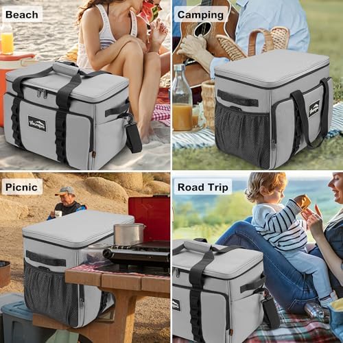 48 Can Insulated Soft Sided Collapsible Cooler Bag Ice Chest - Image 6
