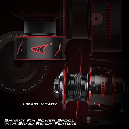 KastKing Sharky Baitfeeder III Spinning Reels with 5.5:1 Gear Ratio - Image 4
