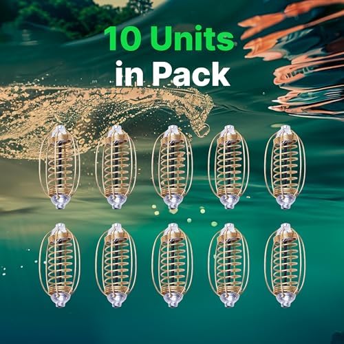 10pcs Spring Fishing Feeder Carp Сrucian Bream Tackle Cage - Image 3