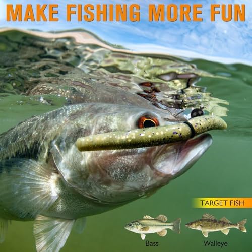 Dovesun 12PCS Weedless Jig Head Wacky Rig Hooks Weedless Fishing Hooks Jig Heads for Bass Fishing Worm Weights Hook 1/16oz 1/10oz 1/8oz 1/5oz - Image 6