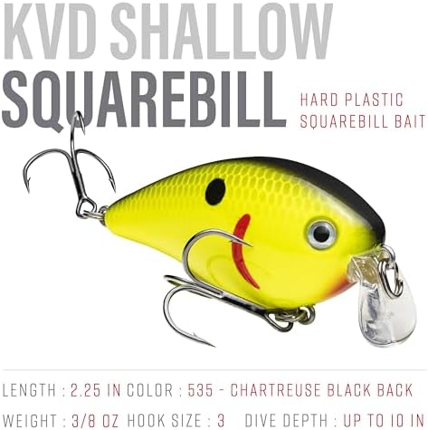 Strike King KVD 1.5 Shallow Square Bill Crankbait - Image 2