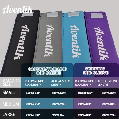 Aventik Neoprene Rod Sleeve with Hanging Loop & Adjustable Lanyard - Image 2