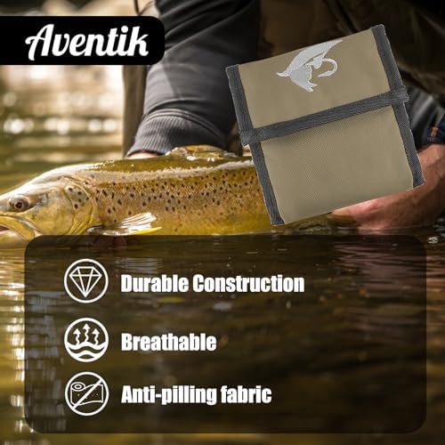 Aventik 10 Pockets Fishing Tackle Binder LeaderTippet Line Leader Wallet - Image 6