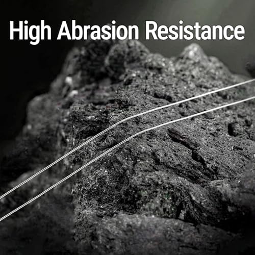 100% Fluorocarbon Fishing Line Clear Leader Line Low Visibility - Image 5