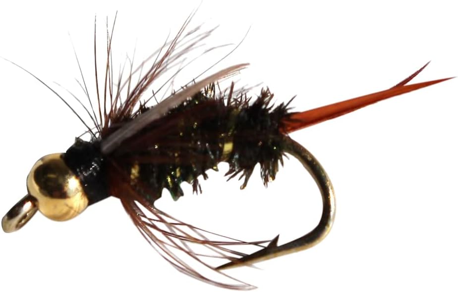 BH Prince Nymph Assortment Trout Fishing Flies (1-Dozen), Black by Unknown