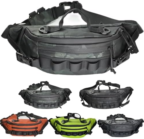 Fishing Fanny Pack for Men -Fishing Fanny Pack-Lightweight and Fishing Sling Pack by Chardime