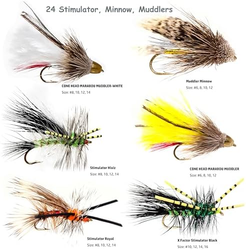 Outdoor Planet 24/48/66/72 Premium Hand Tied Fly Fishing Flies Assortment | Fly Boxes Included | Dry, Wet, Nymphs, Streamers, Wooly Buggers, Terrestrials | Trout, Bass Lure Set, Kit, Gift - Image 2