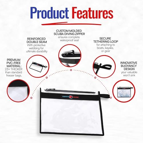 Floating Waterproof Fishing Tackle Bag Set - 2 Large - Image 5