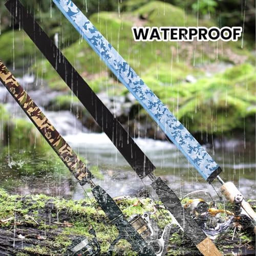 Neoprene Camo Fishing Rod Sleeves,Fishing Pole Sleeves,Fishing Rod Socks - Image 6