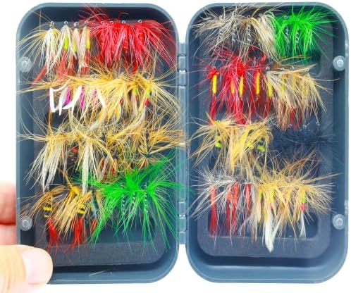 Fly Fishing Flies Nymphs for Fly Fishing Trout Lures with Magnetic Fly Box - Image 2