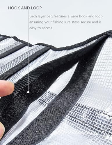 Fishing Lure Wraps w/ 6 Pockets Roll Up Saltwater Trolling Lure Storage Bag - Image 3