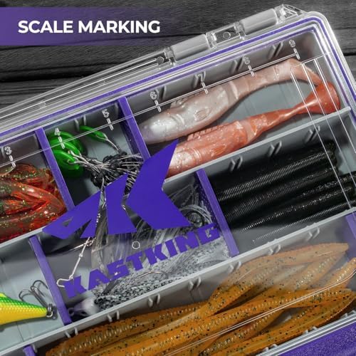 KastKing HyperSeal Waterproof Tackle Box, 3600 2 Packs, Purple - Image 5