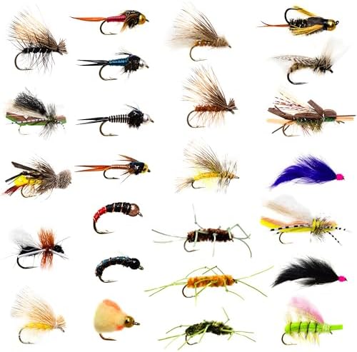 Outdoor Planet 24/48/66/72 Premium Hand Tied Fly Fishing Flies Assortment | Fly Boxes Included | Dry, Wet, Nymphs, Streamers, Wooly Buggers, Terrestrials | Trout, Bass Lure Set, Kit, Gift - Image 4