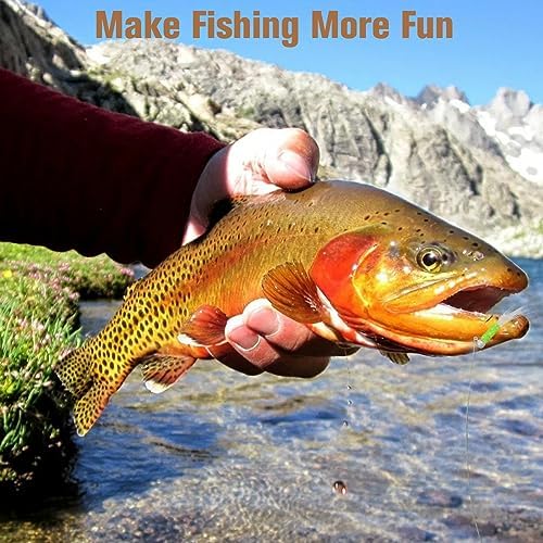 Dovesun 100pcs Fly Tying Jigs Kit, Jig Heads for Fly Fishing 1/124oz 1/80oz 1/64oz 1/32oz 1/16oz Jig Head Small Fly Fishing Hooks DIY Lure Making Kit Suit for Tying Flies | Crappie Lures - Image 6