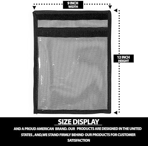 Sanhu Trolling Lure Bags Single Pouch, 12 x 9 Inches, Black Color, 5 Pcs - Image 7