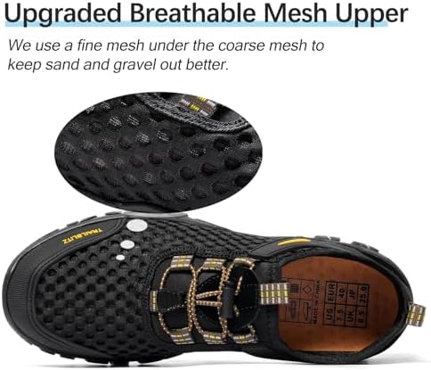Water Shoes Men Hiking Fishing Boat Arch Support Beach Wading - Image 5