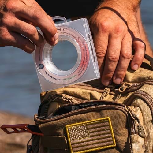 KastKing Kovert 100% Fluorocarbon Fishing Line - Clear Fishing Leader - Image 4