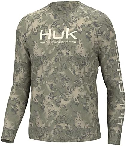 HUK Men's Pursuit Vented Long Sleeve Fishing Shirt (+30 UPF) by HUK