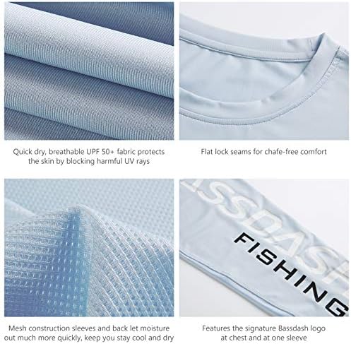BASSDASH Fishing T Shirts for Men UV Sun Protection UPF 50+ Long Sleeve Tee T-Shirt - Image 4