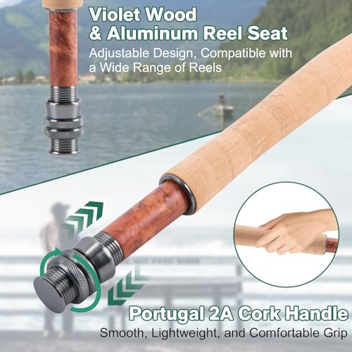 Goture Fly Fishing Kit & Gear Bag, 9FT Fly Rod and Reel Combo - Image 5