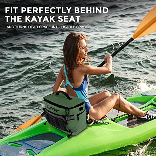 Kayak Cooler Behind Seat - Waterproof Cooler Bag Compatible with Lawn-Chair Seat Kayak，Kayak Accessories Camping Cooler, Portable Ice Chest for Fishing, Beach, Travel,Picnic, Cooler Leak-Proof - Image 4