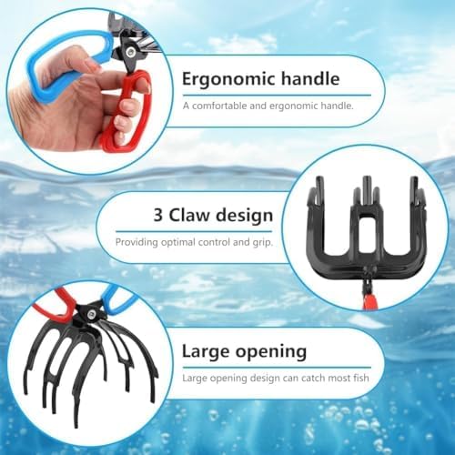 3 Claw Fish Gripper, Multifuctional Fish Grippers for Fishing - Image 4